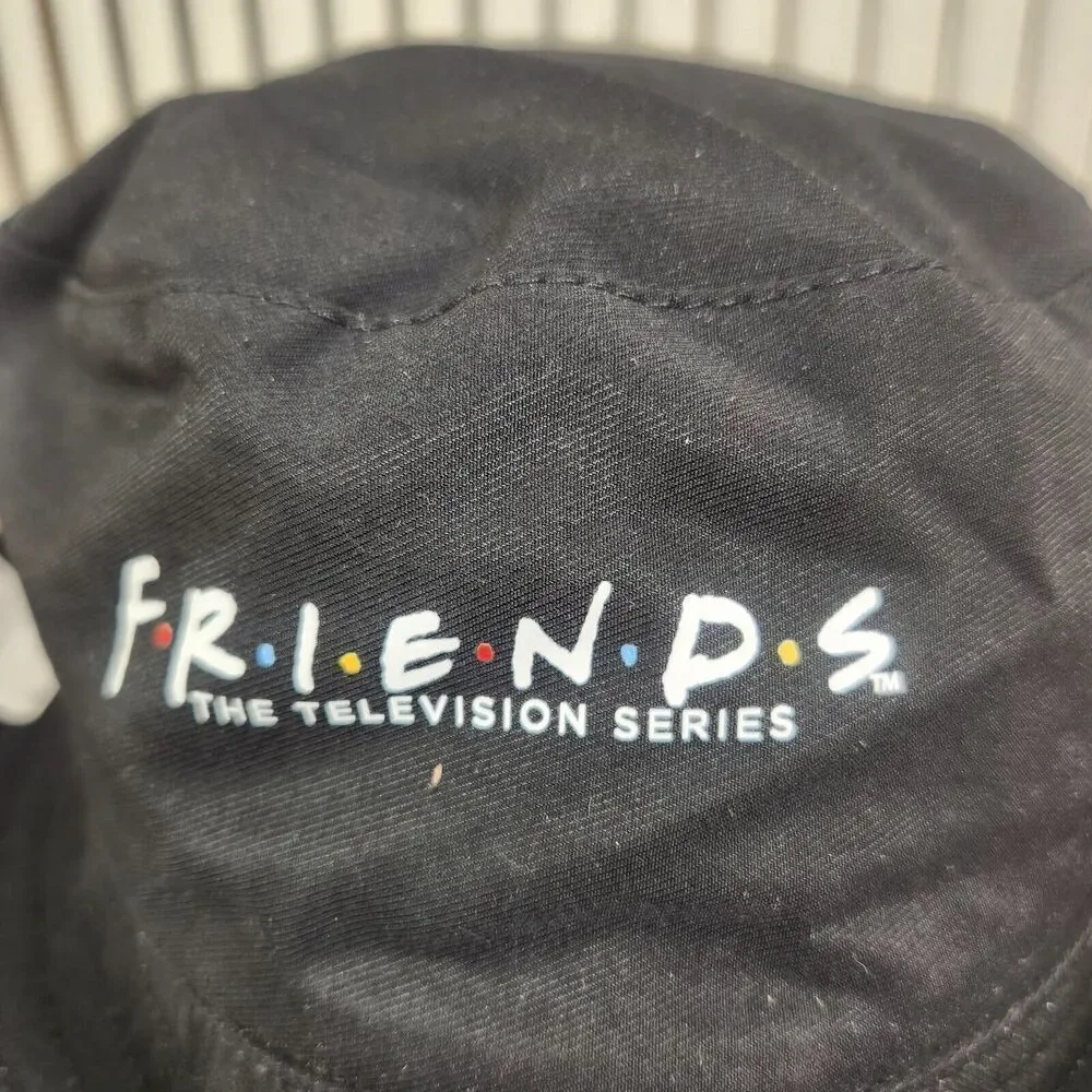Shein Friends The Television Series Fitted Bucket Hat Black Reversable Comedy - Picture 3 of 11
